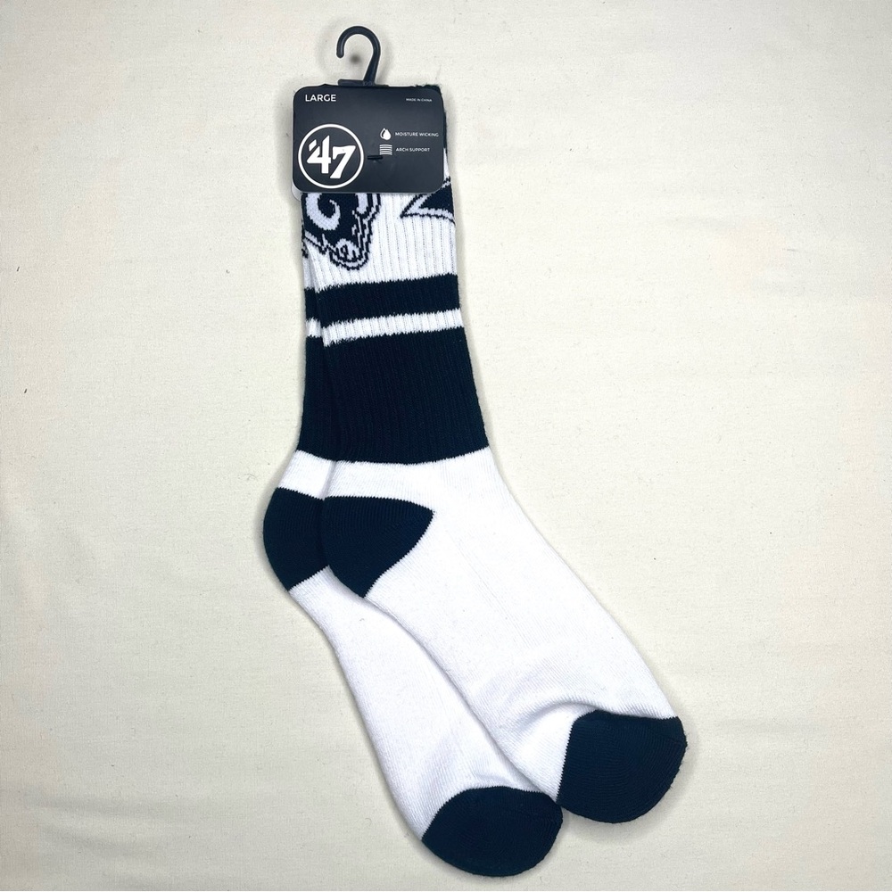 Los Angeles Rams athletic socks